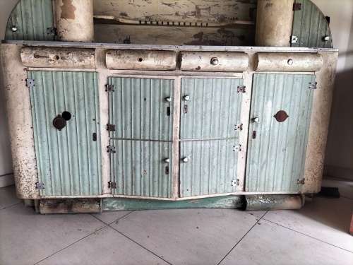 Vintage kombuis kas met houding (for repurposing/restoration) - COLLECTION ONLY