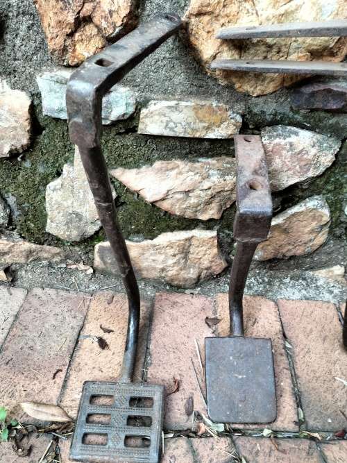 Vintage horse/donkey cart steps (X 4)