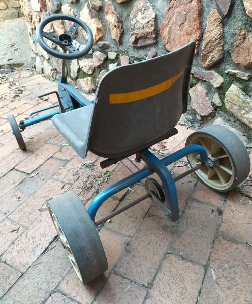 Vintage pedal cart