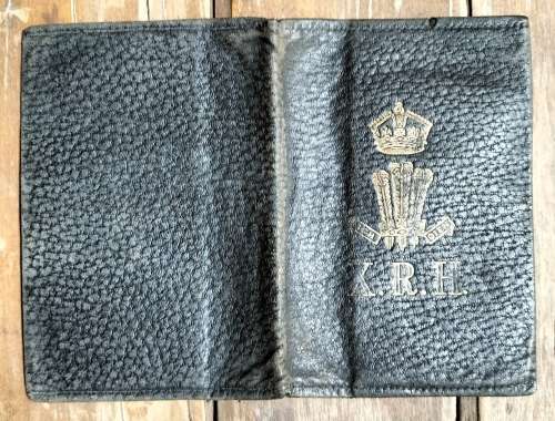 Vintage WW1 wallet