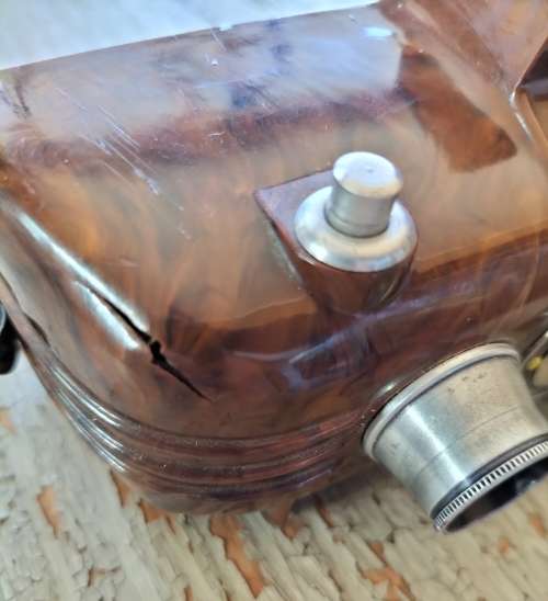 Vintage plastic stereo camera (Haneel 1946) MD1