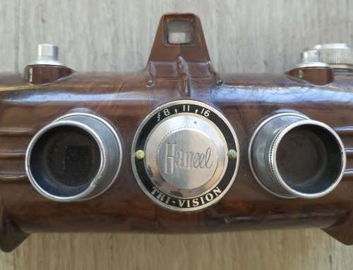 Vintage plastic stereo camera (Haneel 1946) MD1
