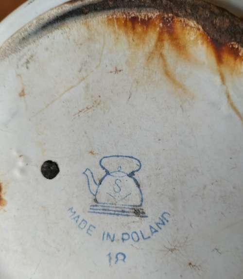 Vintage enamel water jug (6)