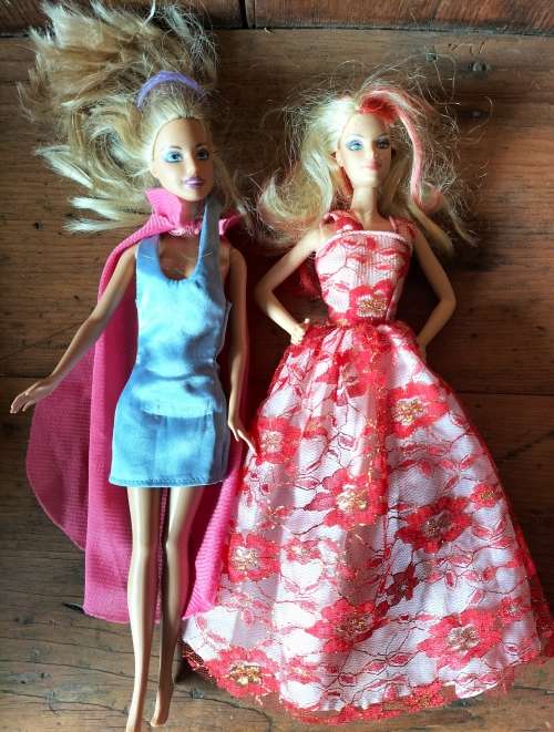 Barbie dolls (x2)