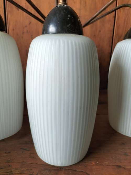 Vintage cluster of lampshades (x 5)