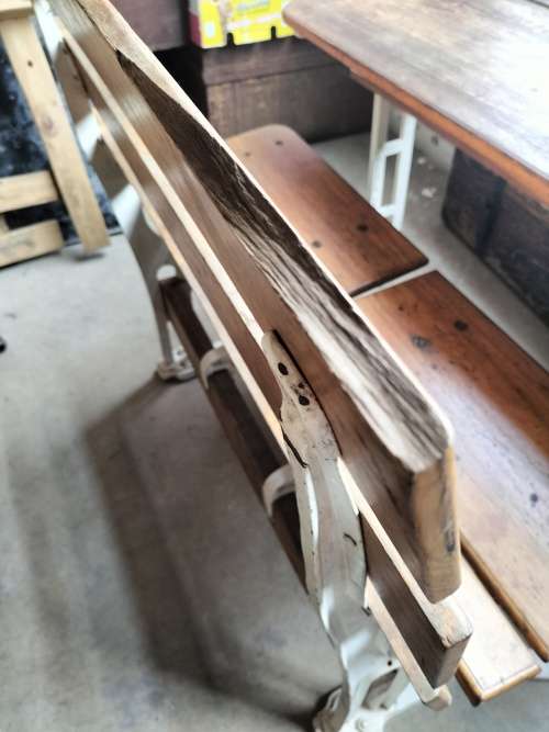 Vintage primary school desk - made in Cape Town (COLLECTION BOKSBURG ONLY)