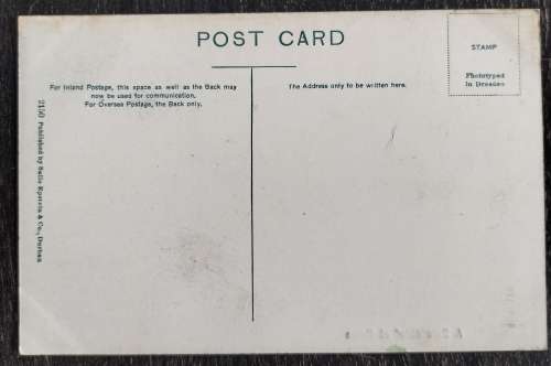 Rare antique South African picture postcard showing Zulu chief  - mint condition