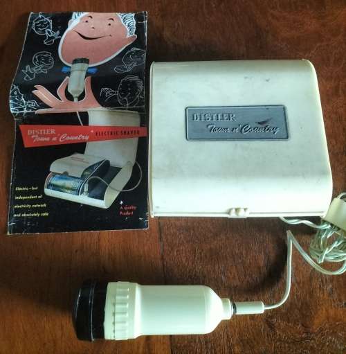 Vintage battery operated razor (Distler)