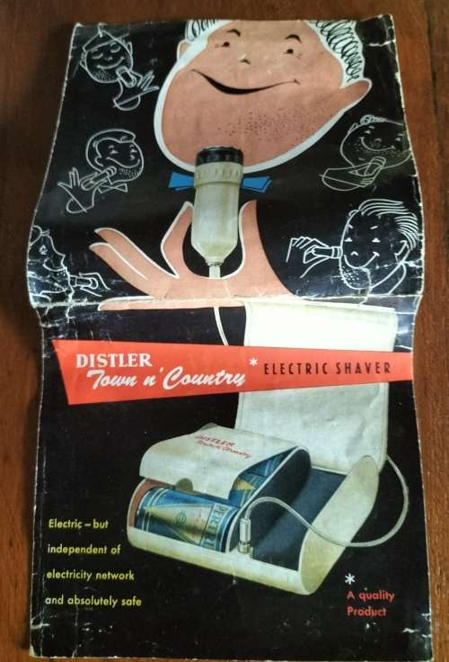 Vintage battery operated razor (Distler)
