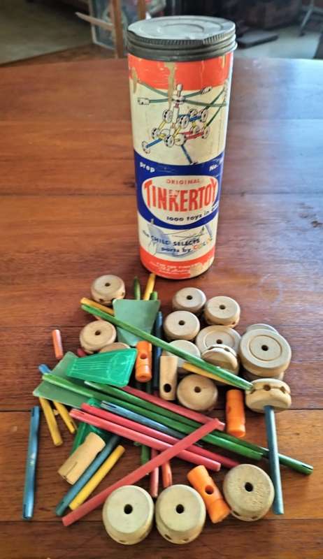 Vintage Prep Tinkertoy (No 116) - Incomplete