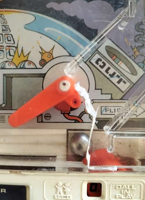 Small vintage Atomic Arcade Pin Ball (Untested)