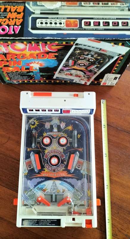Small vintage Atomic Arcade Pin Ball (Untested)