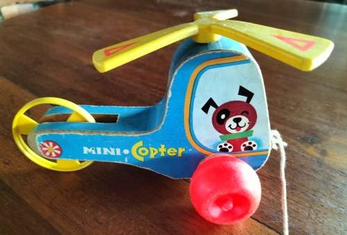 Vintage Fisher Price Mini Copter (1970 - No 448)