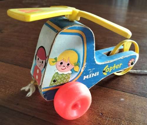Vintage Fisher Price Mini Copter (1970 - No 448)