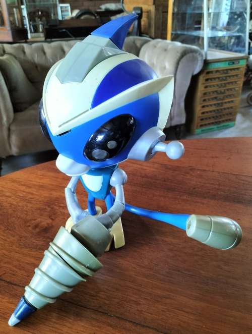Battery operated space monkey (28cm high)