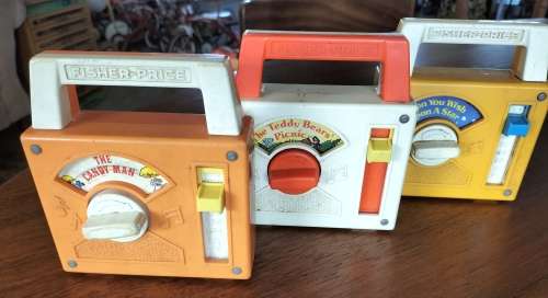 3 Vintage Fisher Price Music Boxes