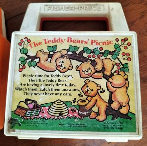 3 Vintage Fisher Price Music Boxes