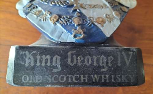 Whisky advertising - King George IV - Plastic