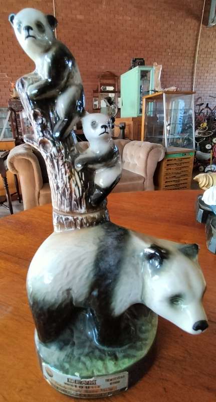 Whiskey advertising/decanter - Beam bourban  - empty