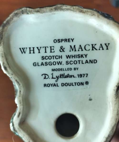Whiskey advertising/decanter - Royal Doulton - Whyte and Mackay - Osprey