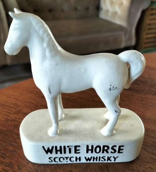 Whiskey - Ceramic White Horse advertising