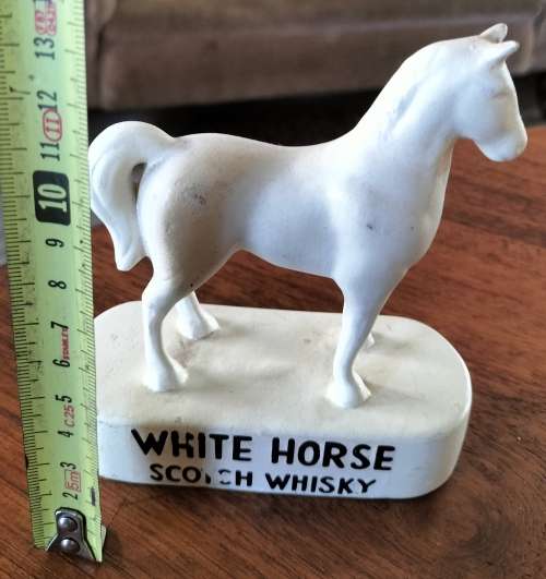 Whiskey - Ceramic White Horse advertising