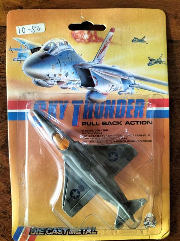 Old new stock - unopened diecast pull back action aircraft (X6)
