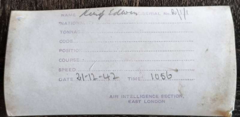 World War 2 photographs (South Africa) - ship activity captured by East London Air Intelligenc (x20)