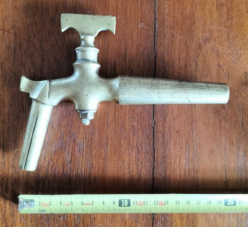 Vintage wine/beer brass tap