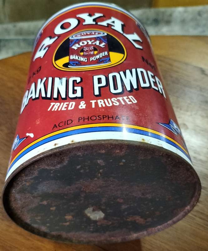 Vintage 2kg Royal Baking Powder tin