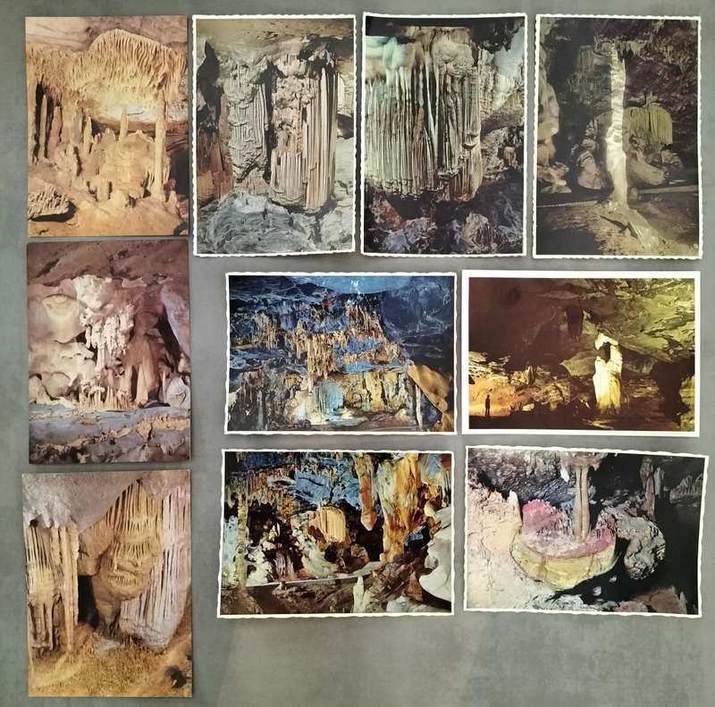 Vintage picture postcards - Cango caves (X10) - mid 70s
