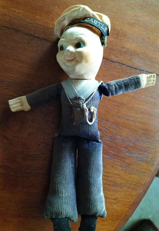 Vintage Union Castle souvenir sailor doll (3))