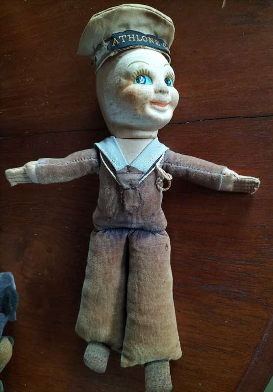 Vintage Union Castle souvenir sailor doll (7)