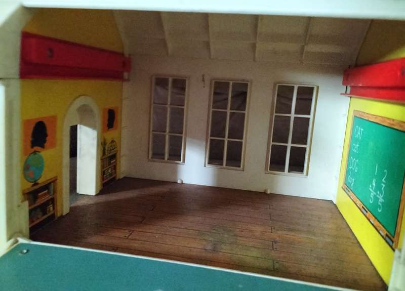 Vintage Fisher Price Toy - Play family School
