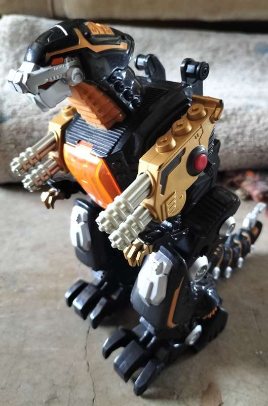 Vintage plastic battery operated robot