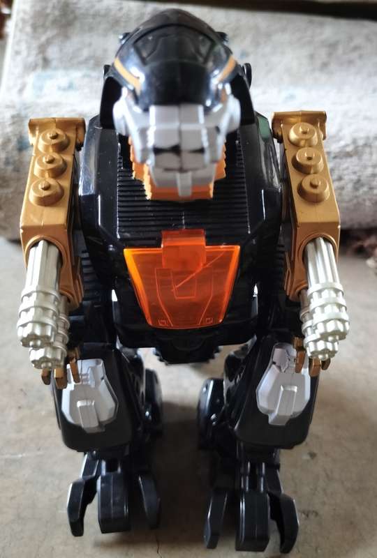 Vintage plastic battery operated robot