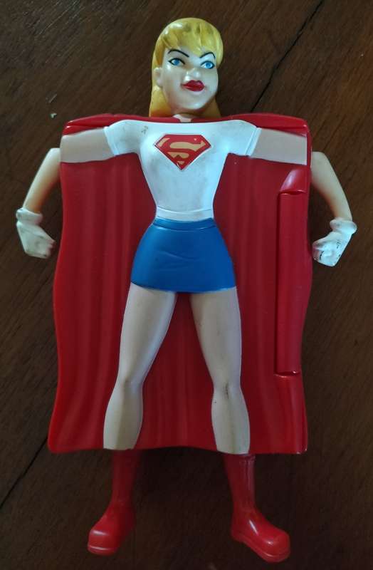 Vintage DC comics heroes toys (x4) - Issued by McDonalds