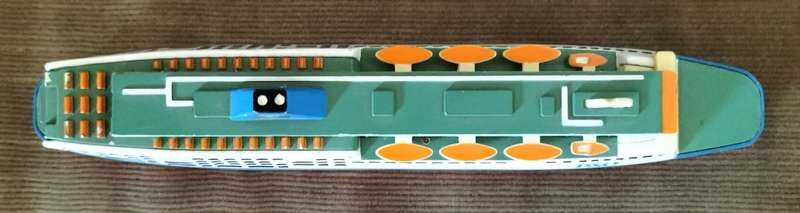 Vintage metal toy / souvenir ship