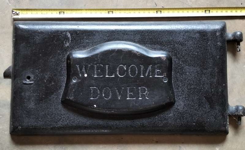 Vintage Oven door - Welcome Dover