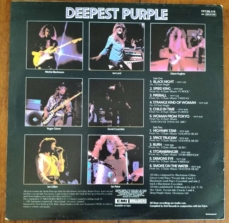 Vintage Vinyl / LP - Deep Purple - Deepest Purple