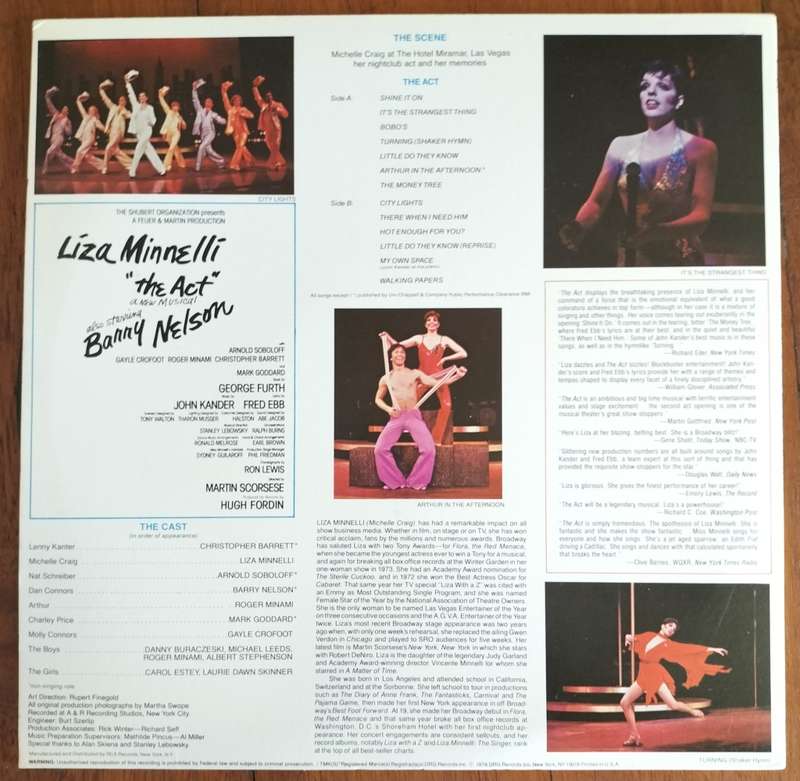 Vintage Vinyl / LP - Liza Minnelli - The Act