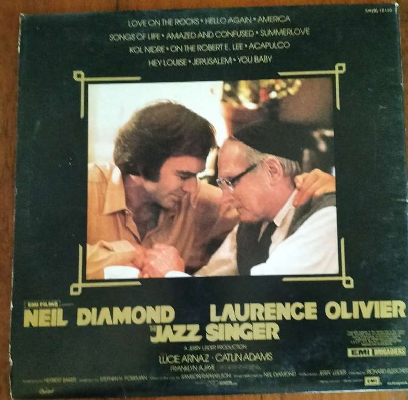 Vintage Vinyl / LP - Neil Diamond - Jazz Singer
