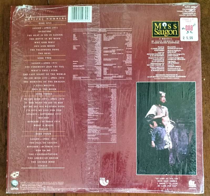 Vintage Vinyl / LP - Miss Saigon