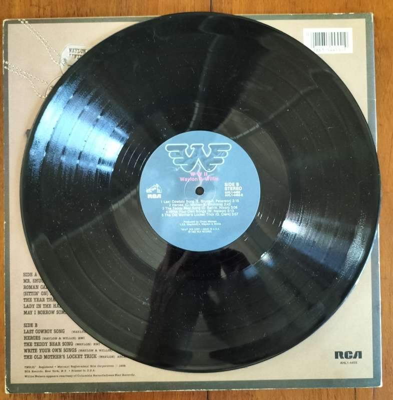 Vintage Vinyl / LP - Waylon and Willie - WWII