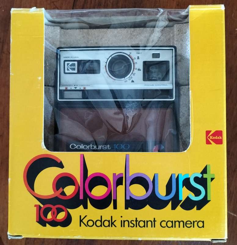 Vintage Kodak Color burst instant camera in original box