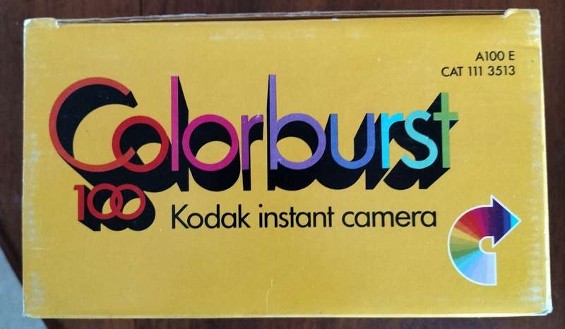 Vintage Kodak Color burst instant camera in original box