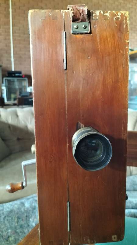 Wooden movie camera - FUN ITEM (SEE COMMENT SECTION)