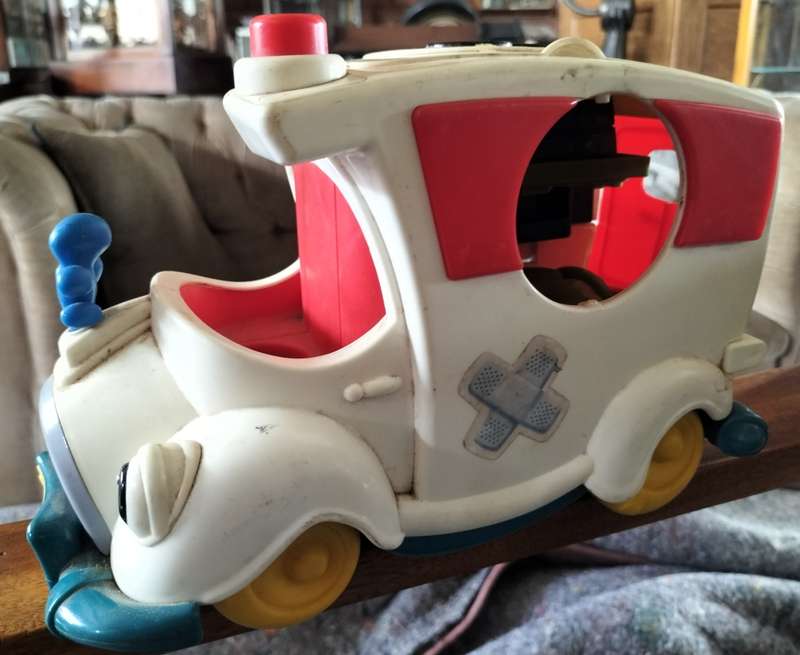 Vintage Disney (Goofy) toy ambulance