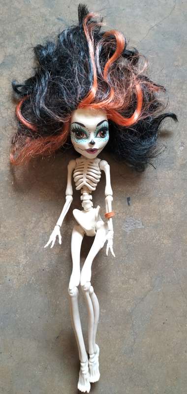 Vintage skeleton doll