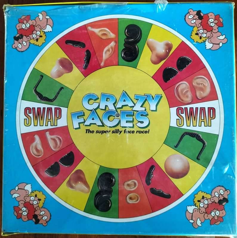 Vintage Fun game - Waddingtons - Crazy faces